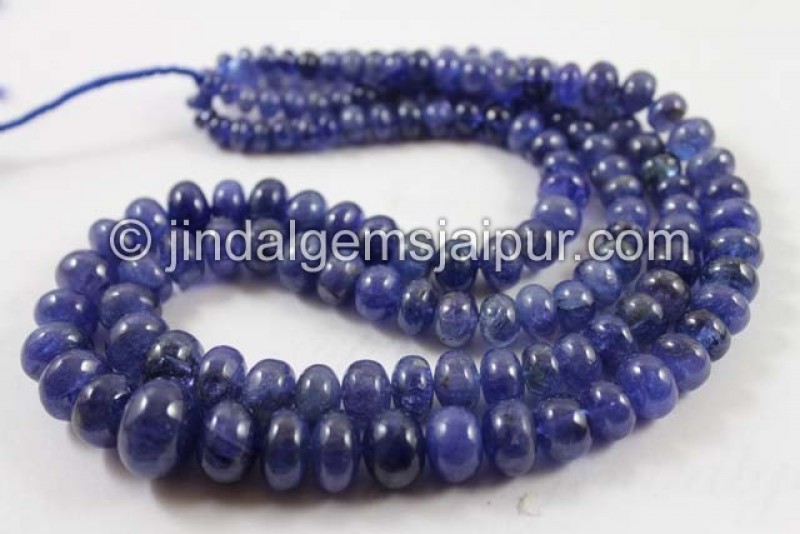 Tanzanite Far Smooth Roundelle Beads